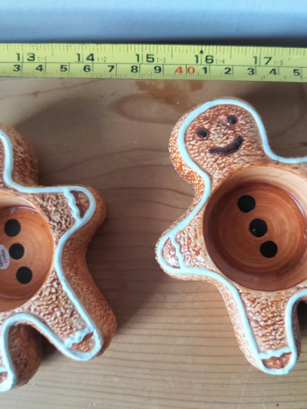 4 Small Gingerbread Yankee Candle holders